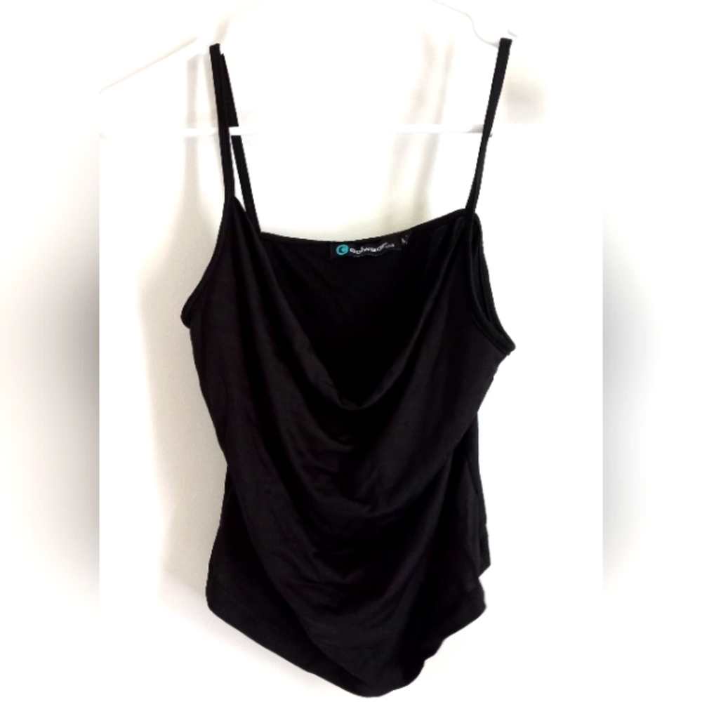 Coolwear USA Black Vintage Cami Top- Size: Medium